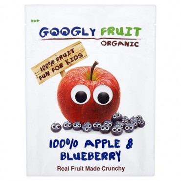 Googly Fruit Organic Apple & Blueberry Fruit 14g
